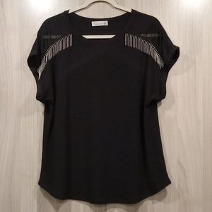 EUC 89th Madison black beautiful top